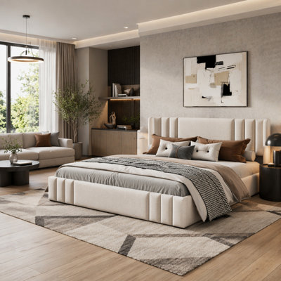 Upholstered Platform Bed Frame
