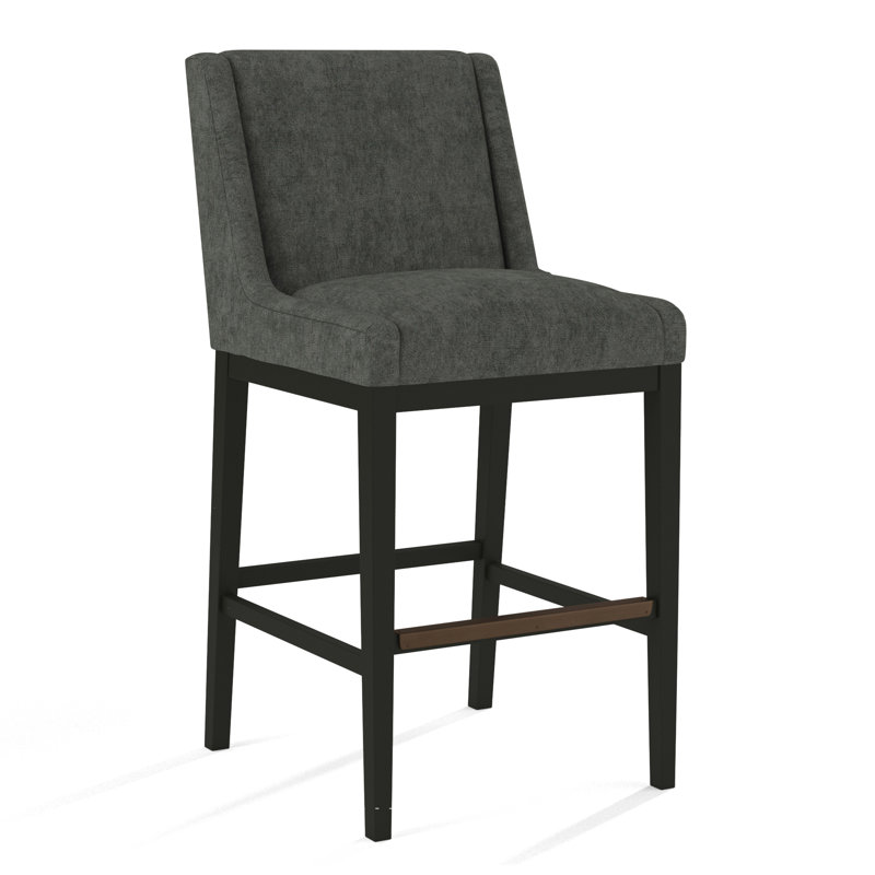Upholstered Stool, 61626-87, Black
