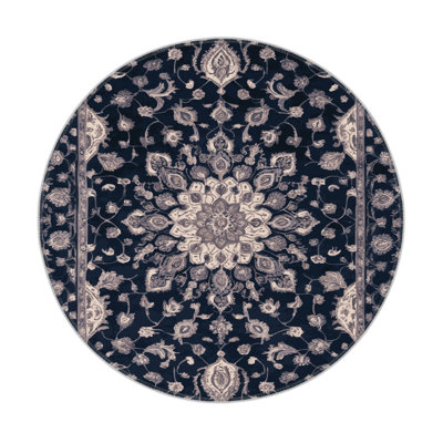 Tabriz Gray Indoor and Outdoor Area Rug