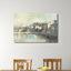 Waterside Homes - Reproduction d'art sur toile tendue