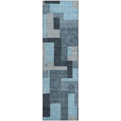 Premium Machine Washable Prisco Sky Rug