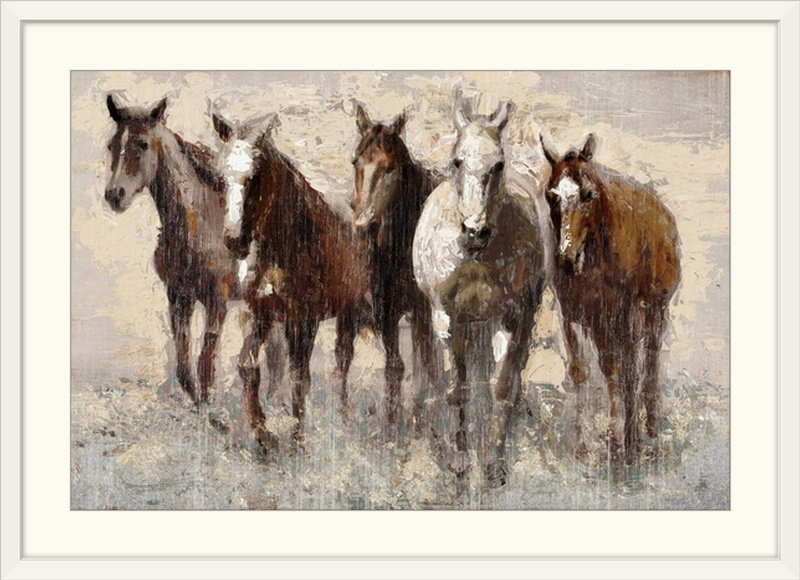 Connley Harras par Edward Selkirk - impression, H 24 po x l 32 po x P 1 po, Cadre blanc