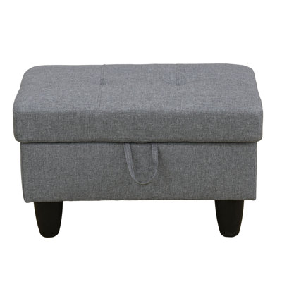 Andikan 28.5" Wide Tufted Rectangle Storage Ottoman by Latitude Run