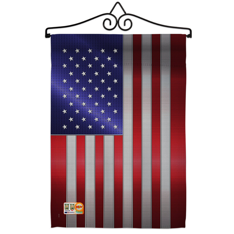 Impressions décoratives de polyester de 2 côtés 19 x 13 po  drapeau de jardin