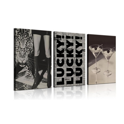 3 Piece Wrapped Canvas Set