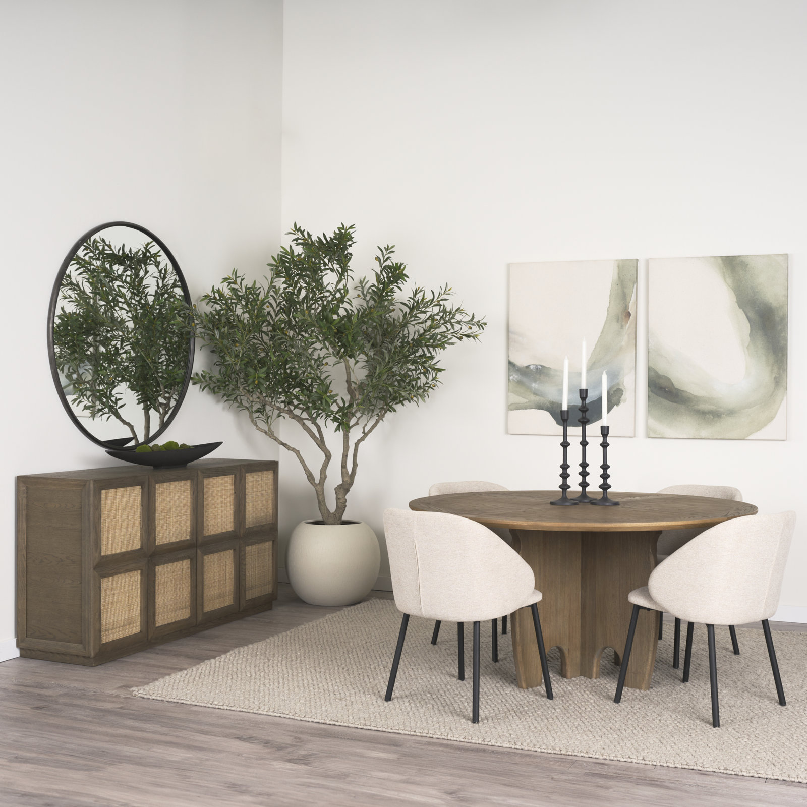 59'' Round Dining Table