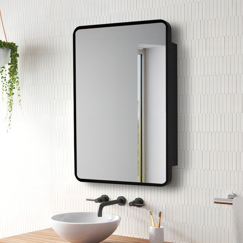 Armoire à pharmacie avec miroir Gurpriya, 30 po x 24 po