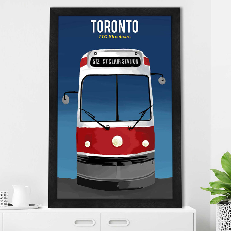 "Toronto Streetcar Tax", reproduction sur acrylique