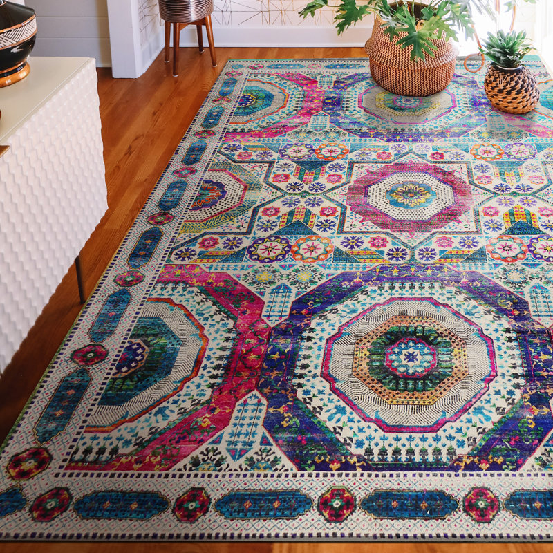 Hand Knotted Indoor Rug, Rectangle 8' x 10'