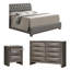 Ensemble de chambre configurable avec lit plateforme 