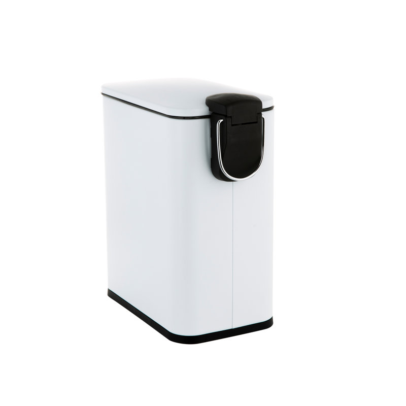 Metal Step On Waste Basket - 1.32 Gallons