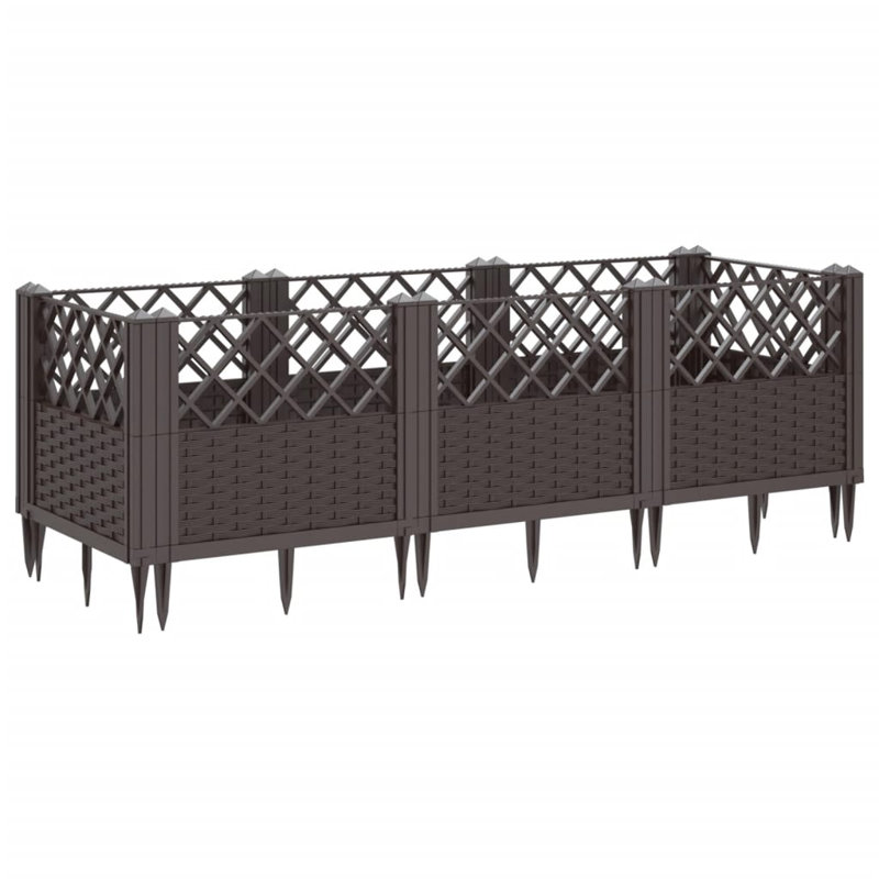 Ruthven Planter Box, Brown