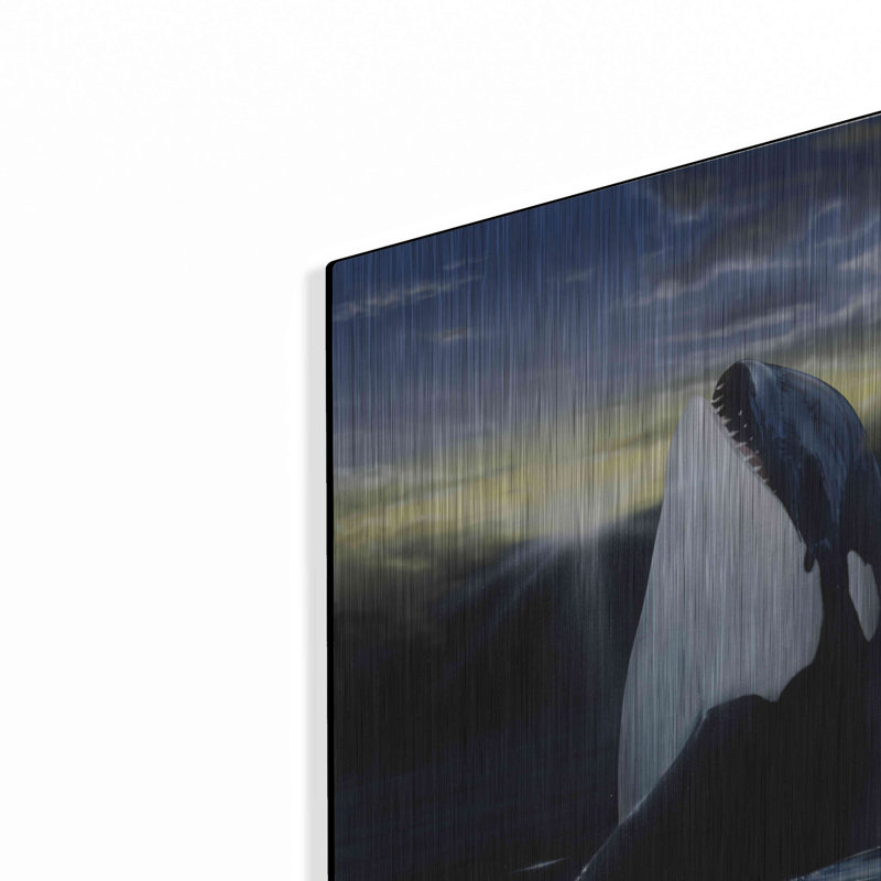 «Orca Sunset» par Chris Dobrowolski, H 16 po x l 12 po