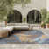 Lakesha Blue Rose Modern Rug