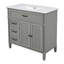 Meuble-lavabo avec tiroirs 36 po, 36 po-121708352