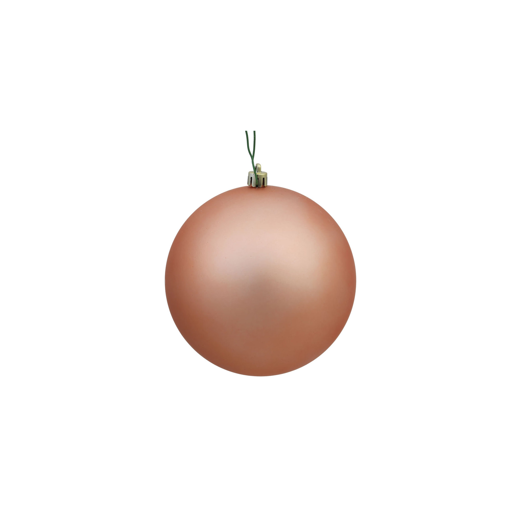 Holiday Décor Ball Ornament, 8", Olive Matte