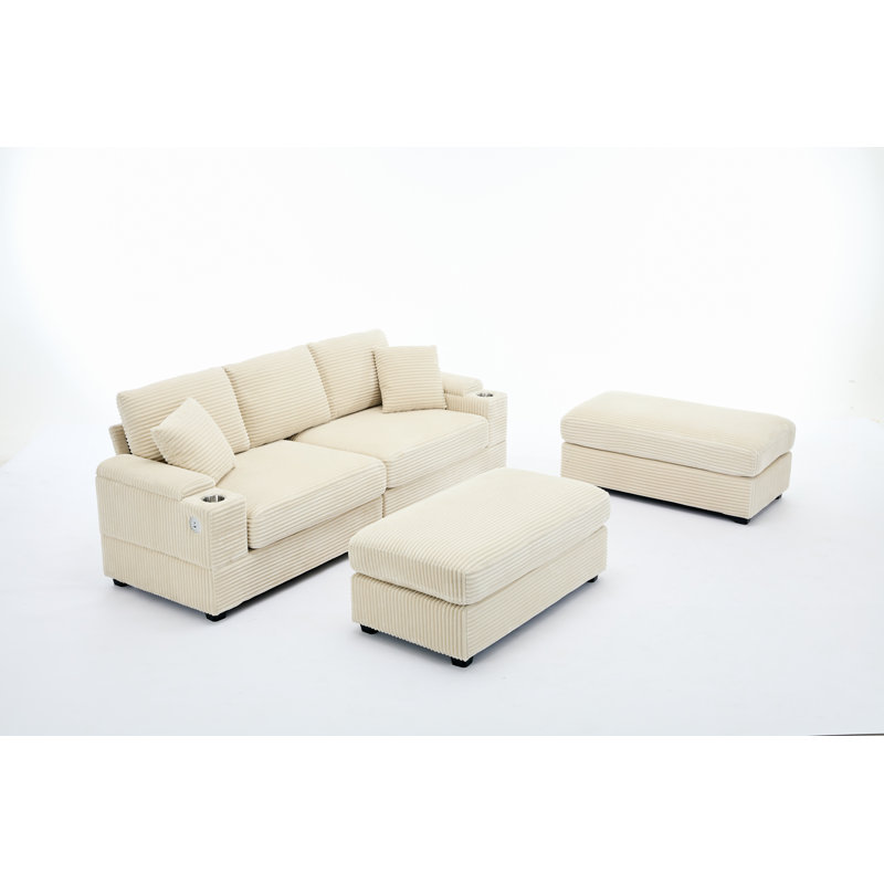 Canapé modulaire Broome, Beige