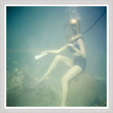 Model Underwater Giclee Print by Richard Rutledge