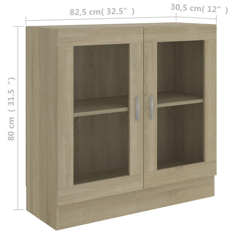 Aolani Dining Cabinet, Sonoma Oak