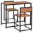 3-Piece Industrial Dining Table