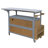 54.33" Farmhouse Rolling Outdoor Kitchen Cart-1993734108
