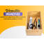 Bamboo 4 Compartment 2.5"H x 4"W x 17.5"D Drawer Organizer