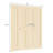 72" x 80" Pine Wood Double Bi-Fold Door With Installation Hardware Kit (Pantry,Closet Door)-105688705
