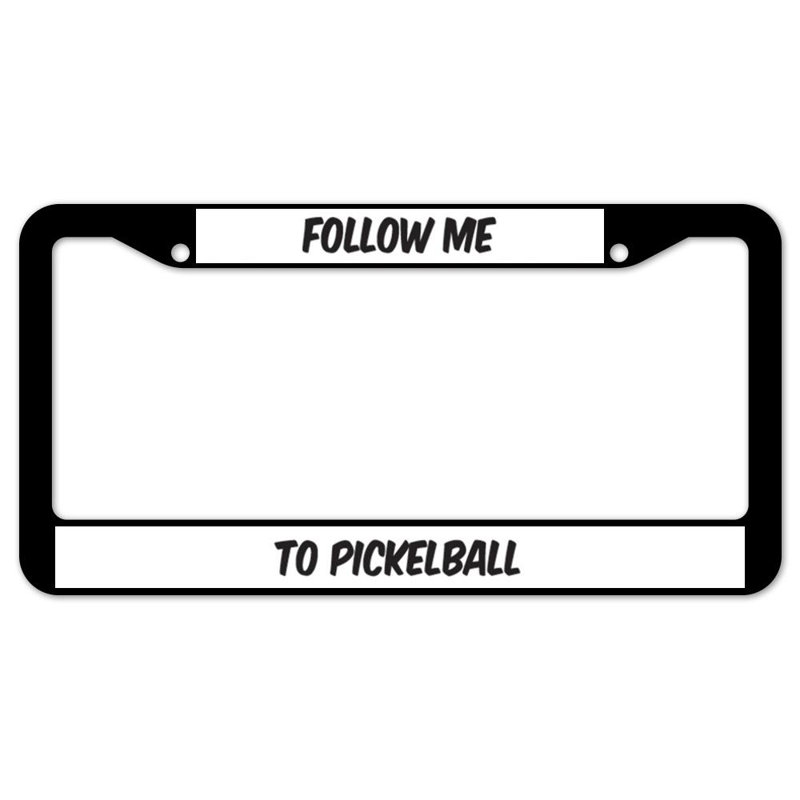 Cadre de plaque Follow Me To Pickelball