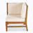 CORNER CHAIR, CREAM
