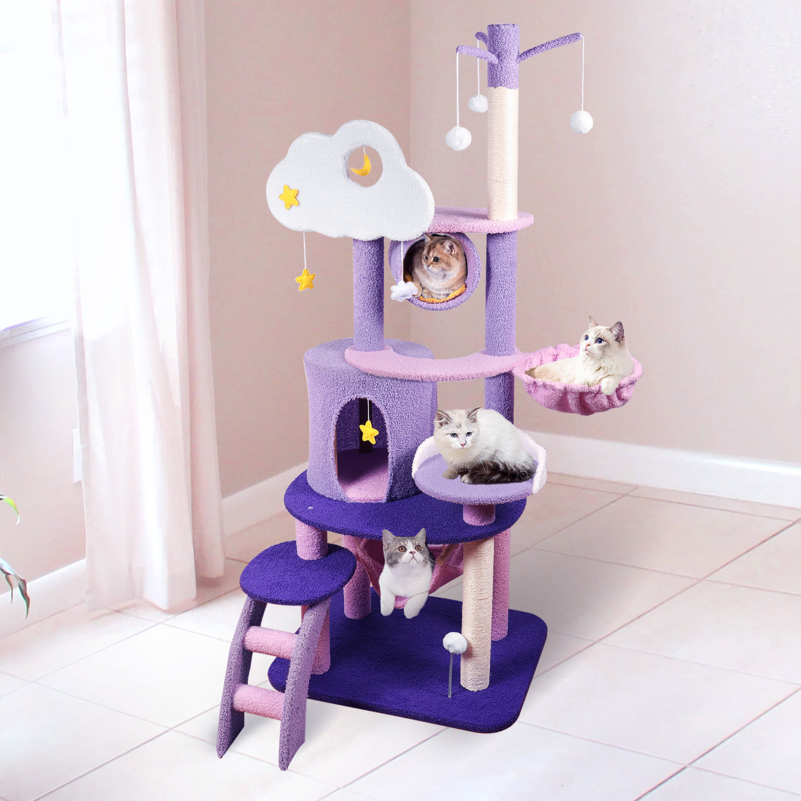 65 traditional deals cat tree