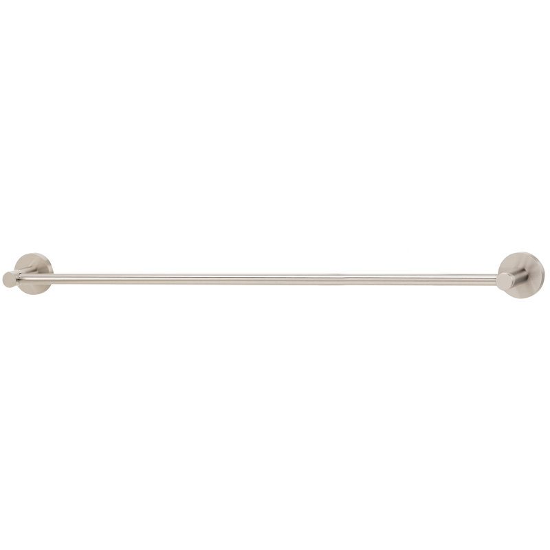 Towel Bar, Satin Nickel, 2" H x 13.63" L x 2.38" D