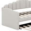 Lit de jour simple tapissier avec lit gigogne et port USB-2109601410