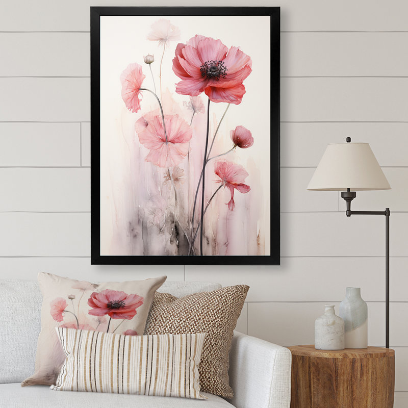 «Floral Delights In Ranunculus II», reproduction sur toile, Cadre photo noir, H 32 po x l 24 po x P 1 po