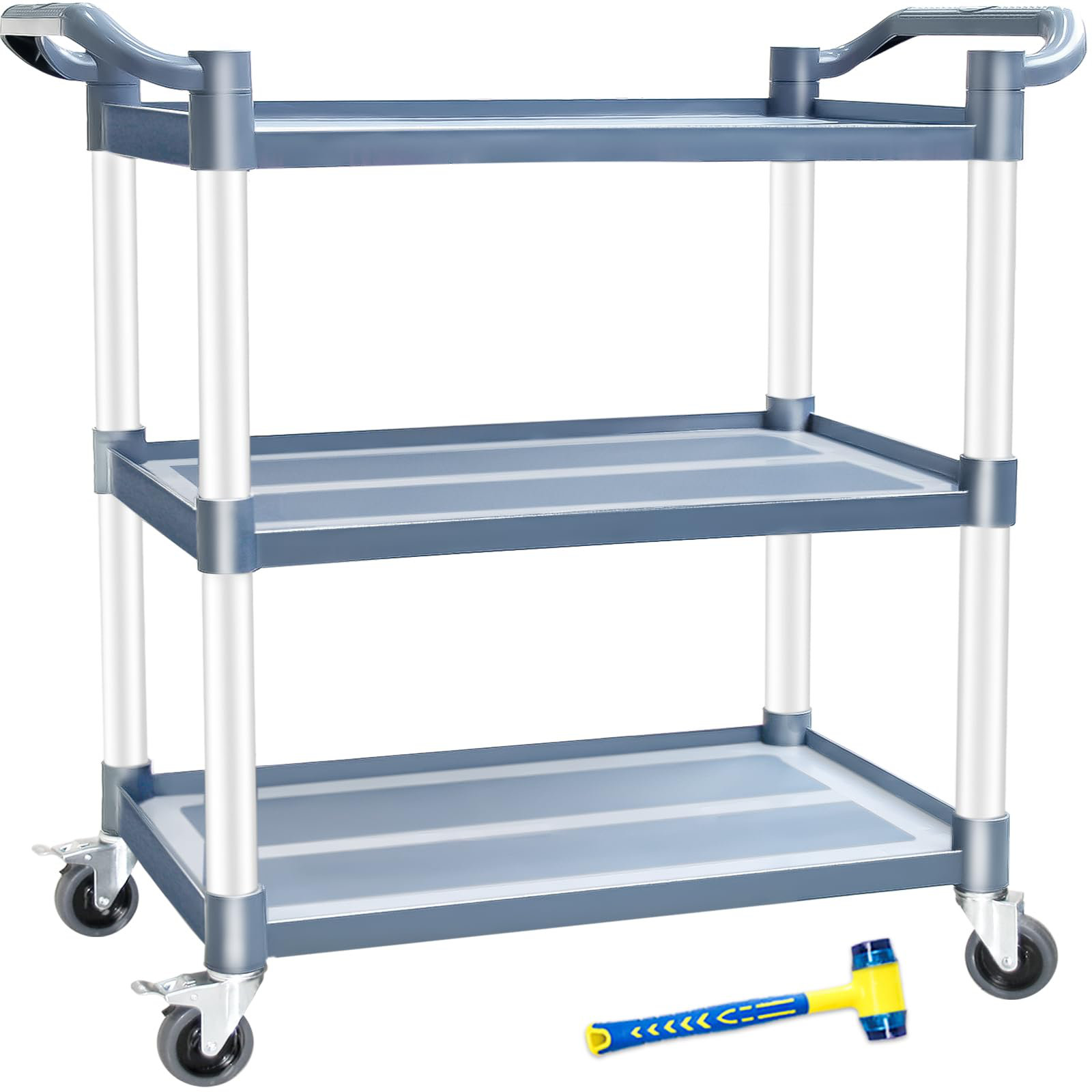 JIEKUOZONGZHUAN Wheeled Multi-Purpose Cart, Heavy-Duty 510-Pound ...