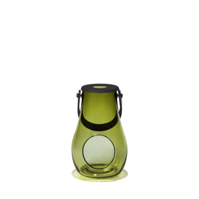 Lanterne de table en verre