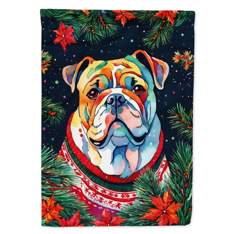 Double Sided Polyester Christmas, 15.5'' H x 11.25'' W