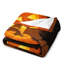 Jeté en flanelle de luxe Glowing Jack O Lante-133004567