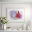 Tulip Tantrum 2' Framed Print on Glass