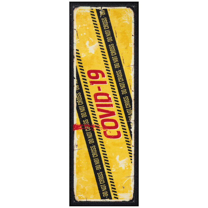 Non-Slip Rubberback Kitchen Mat, Runner 1'8" x 4'11"