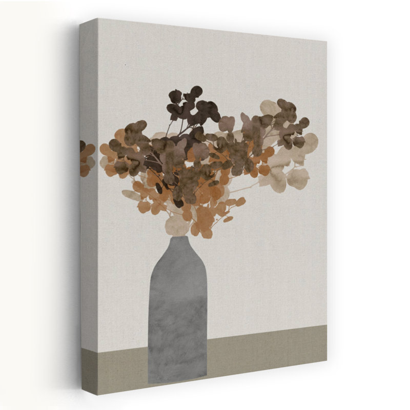 Art contemporain fleur contemporaine, H 60 po x l 40 po