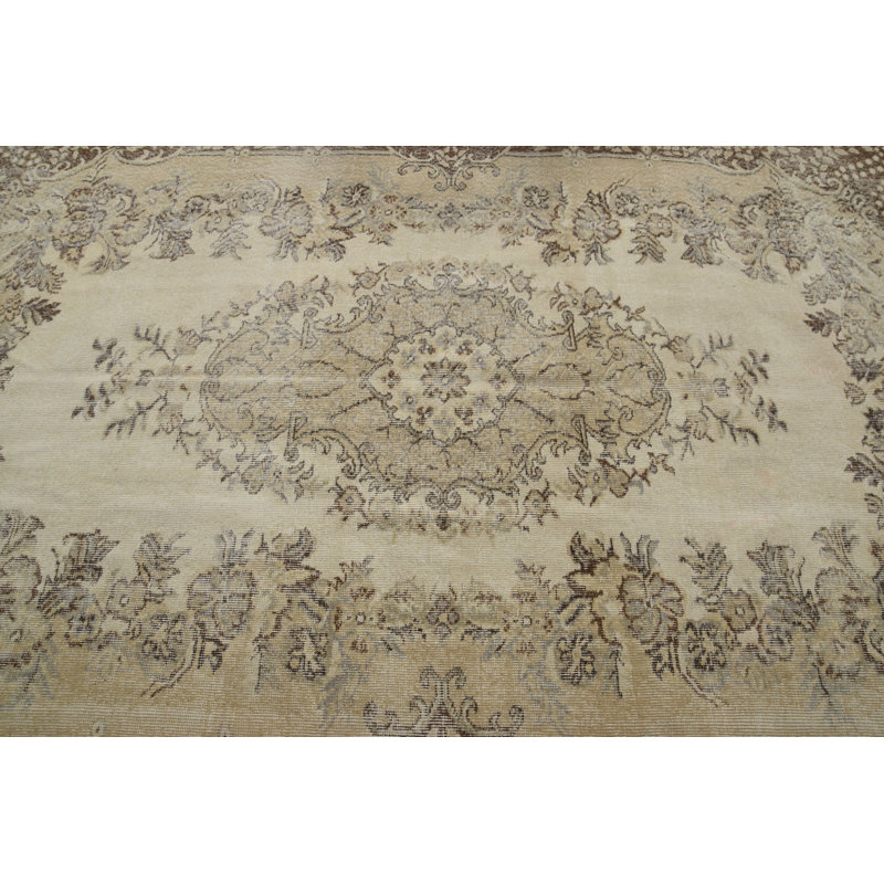 Tapis turc beige rétro pour l'intérieur et l'extérieur parfait pour la maison et le bureau