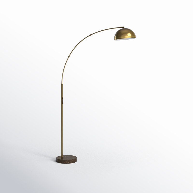 Badlingham 71.5'' Solid Brass Dimmable LED Floor Lamp