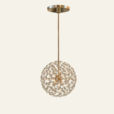 Luxurious Ceiling Chandelier - Elegant Crystal Pendant Light with Hanging Design