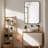 24x36 Inch Metal Frame Rectangular Wall-mounted Bathroom Mirror-1628669171