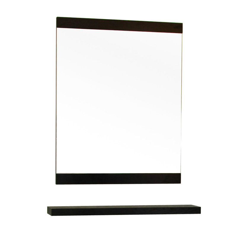 Farnsworth Rectangle Wall Mirror with Shelves