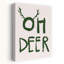 Oh Oh Deer Antler, impression d'art fantaisiste rustique sur bois de forêt-133609505