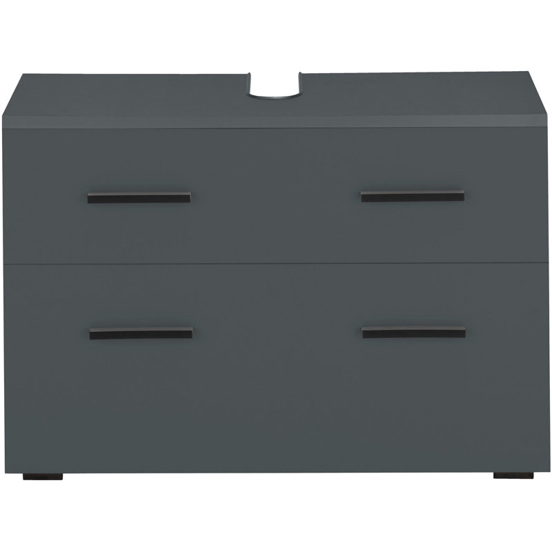 Brygida Back To Wall Toilet Unit, Anthracite