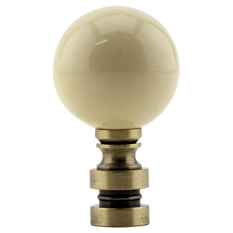 Faîteau de lampe à base de boule en céramique
