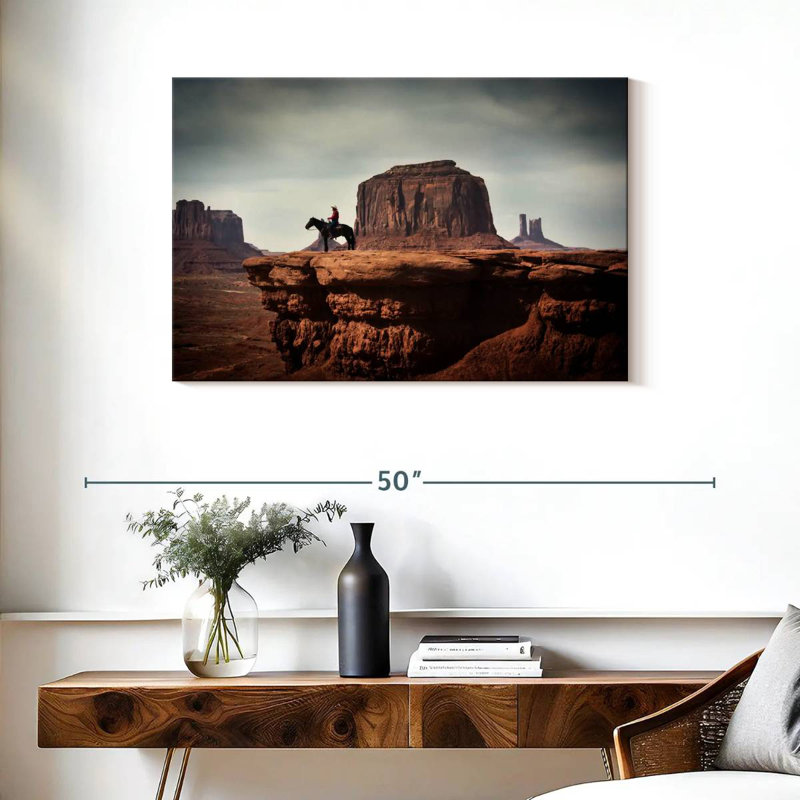 Lelar Navajo Cowboy, 24" H x 36" W