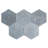 Zenith 9 X 11 In. Textured Indigo Blue Porcelain Hexagon Wall And Floor Tile (8.07 Sq Ft/Case) - 16 Pack